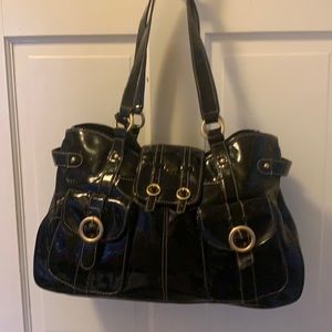 Black vintage MAXX New York signature handbag